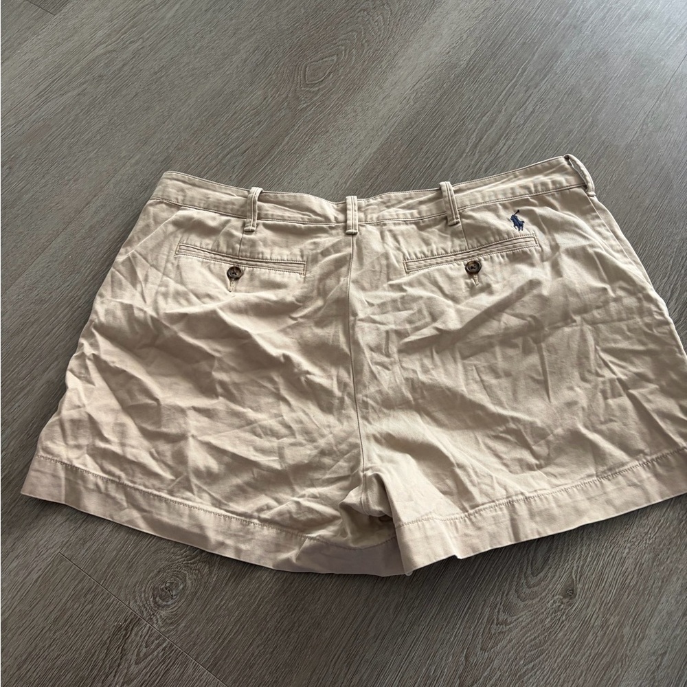 Polo Ralph Lauren nude Beige Cotton Chino Shorts safari old money‎